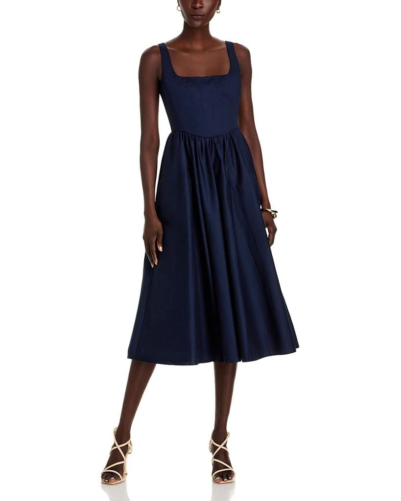 商品Wayf|Desi Bustier Midi Dress,价格¥571,第1张图片