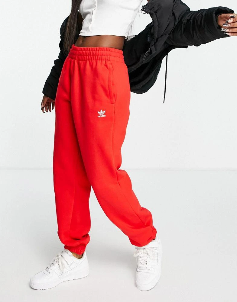 商品Adidas|adidas Originals essential jogger in red,价格¥369,第1张图片