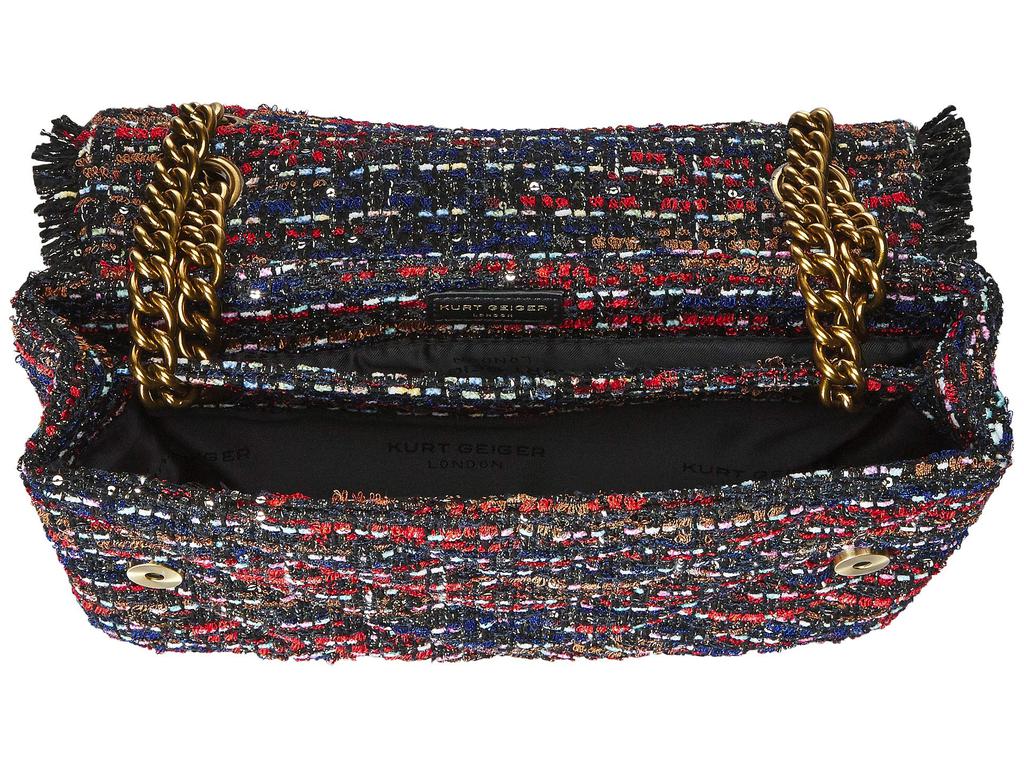 Tweed Large Kensington Shoulder Bag商品第5张图片规格展示