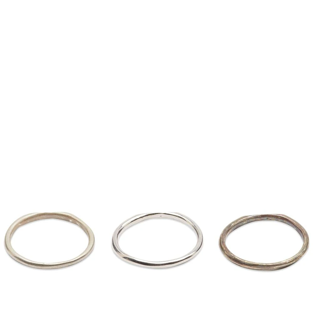 商品Pearls Before Swine|Pearls Before Swine Polished Spliced Band Set of Rings,价格¥1272,第2张图片详细描述