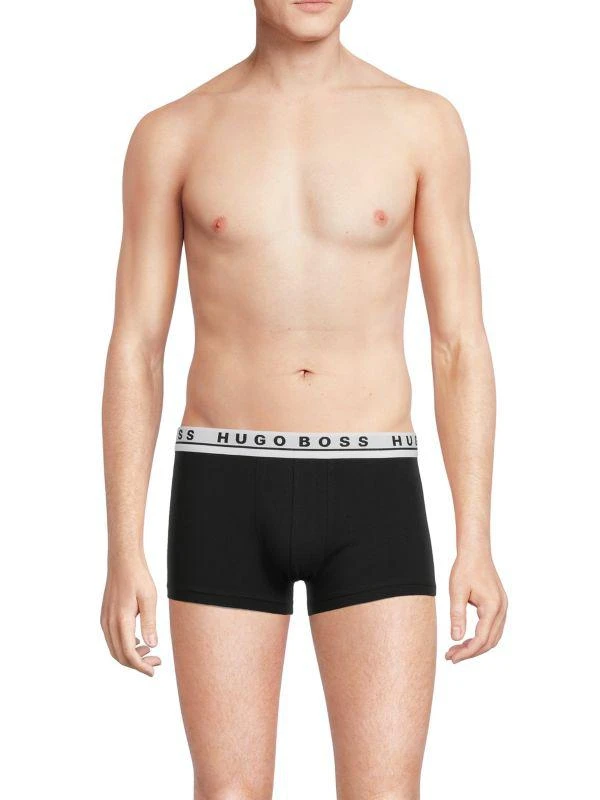 商品Hugo Boss|5-Pack Logo Trunks,价格¥201,第2张图片详细描述