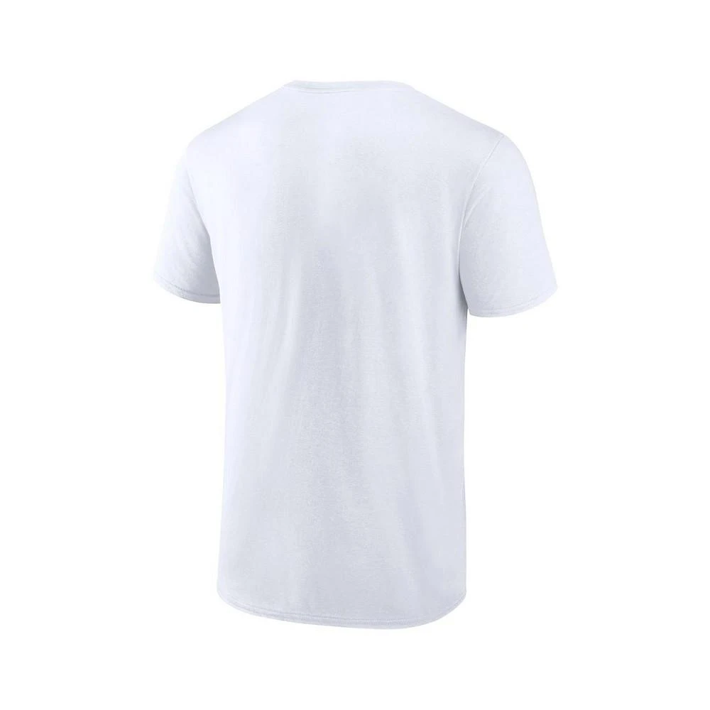 商品Fanatics|Men's Branded White Tampa Bay Lightning Special Edition 2.0 Wordmark T-shirt,价格¥228,第2张图片详细描述