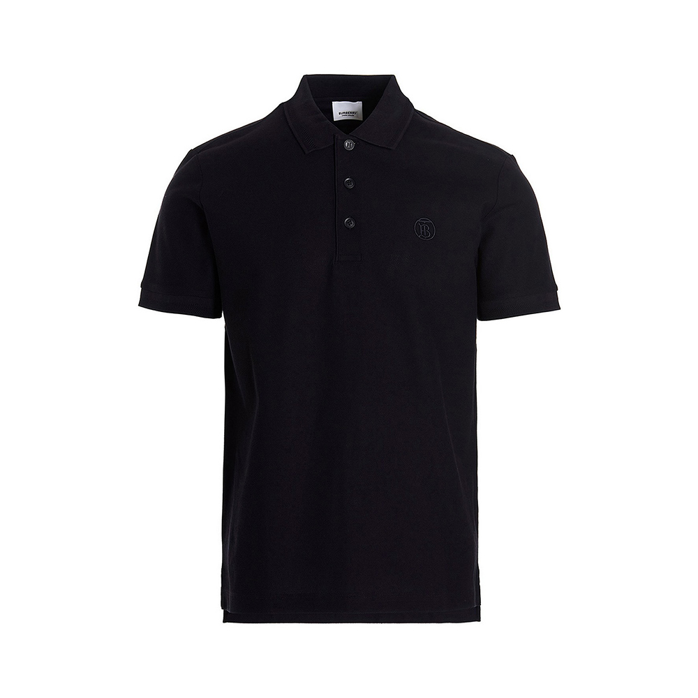 BURBERRY 男士黑色棉质短袖POLO衫 8055227商品第1张图片规格展示