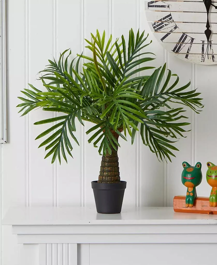 商品NEARLY NATURAL|26" Robellini Palm Artificial Tree,价格¥425,第3张图片详细描述