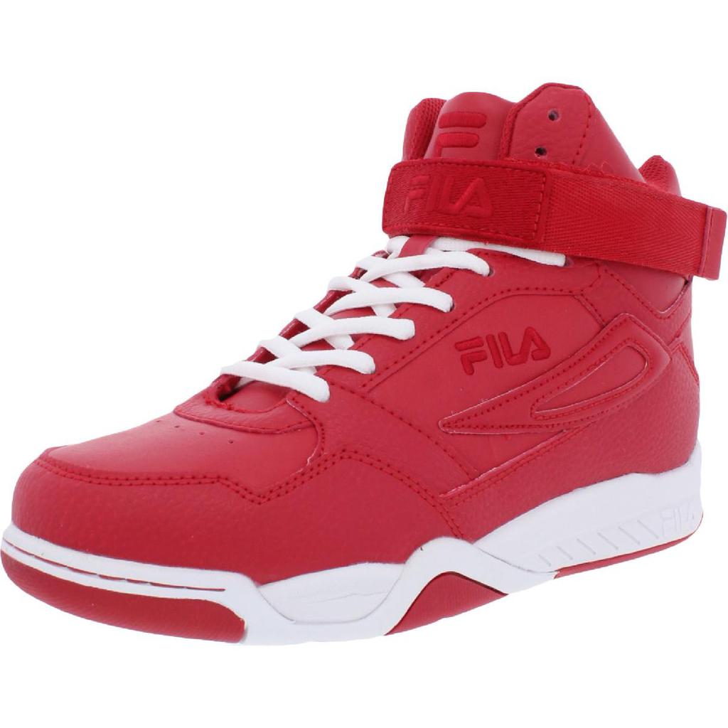 Fila Mens Multiverse Faux Leather Mid Top Sneakers商品第1张图片规格展示