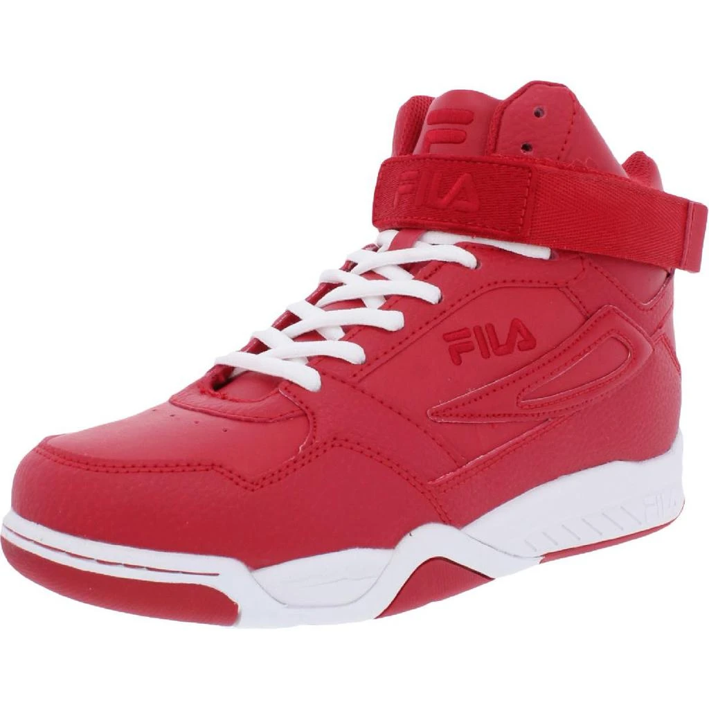 商品Fila|Fila Mens Multiverse Faux Leather Mid Top Sneakers,价格¥329,第2张图片详细描述