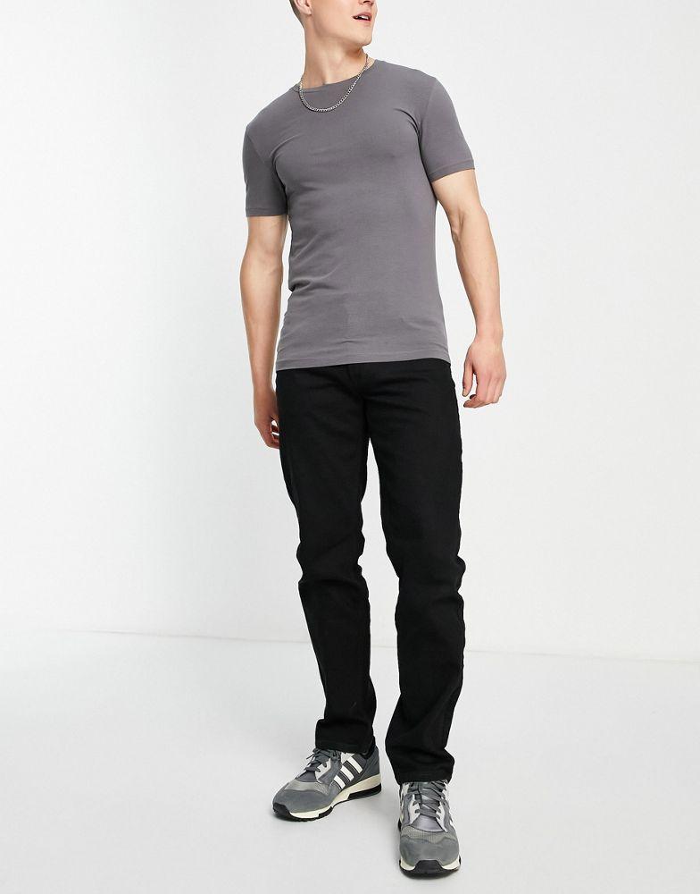Lee Daren straight jean in washed black商品第4张图片规格展示