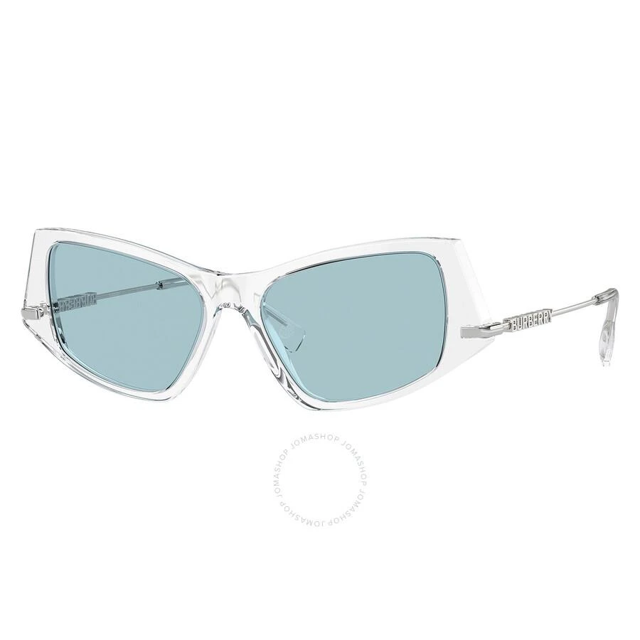 商品Burberry|Light Azure Irregular Ladies Sunglasses BE4408 302480 52,价格¥876,第1张图片