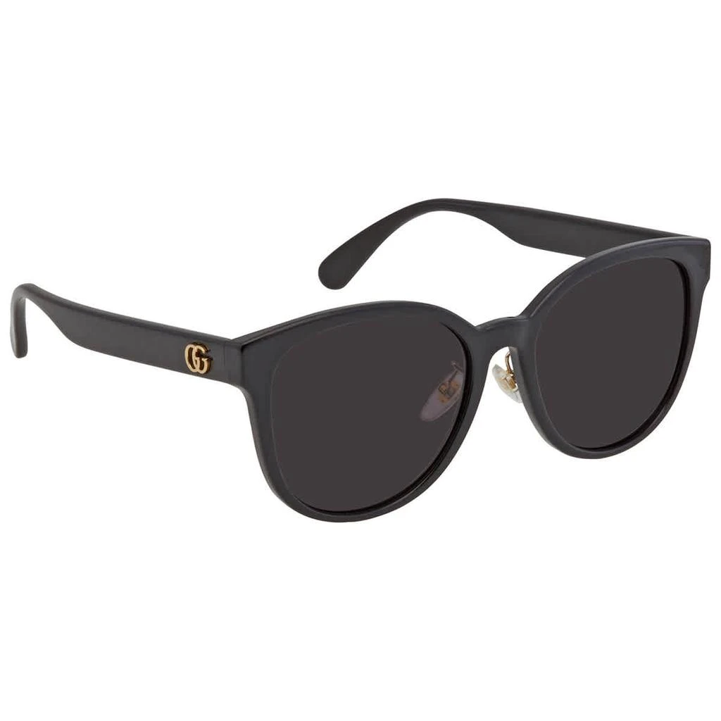 商品Gucci|Grey Oval Ladies Sunglasses GG0854SK 004 56,价格¥1648,第1张图片