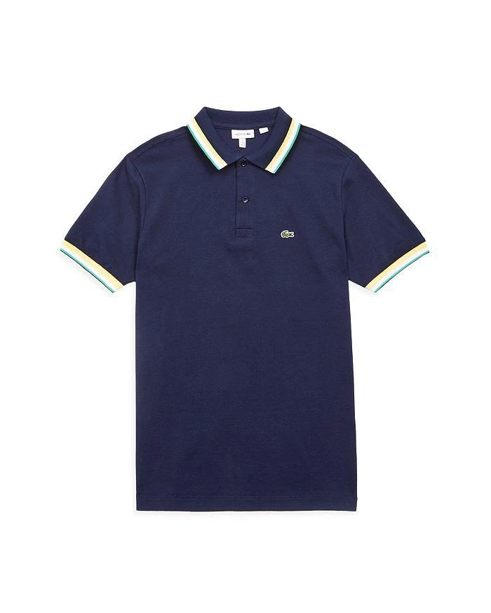 商品Lacoste|Boys' Tipped Piqué Polo Shirt - Little Kid, Big Kid,价格¥273,第1张图片