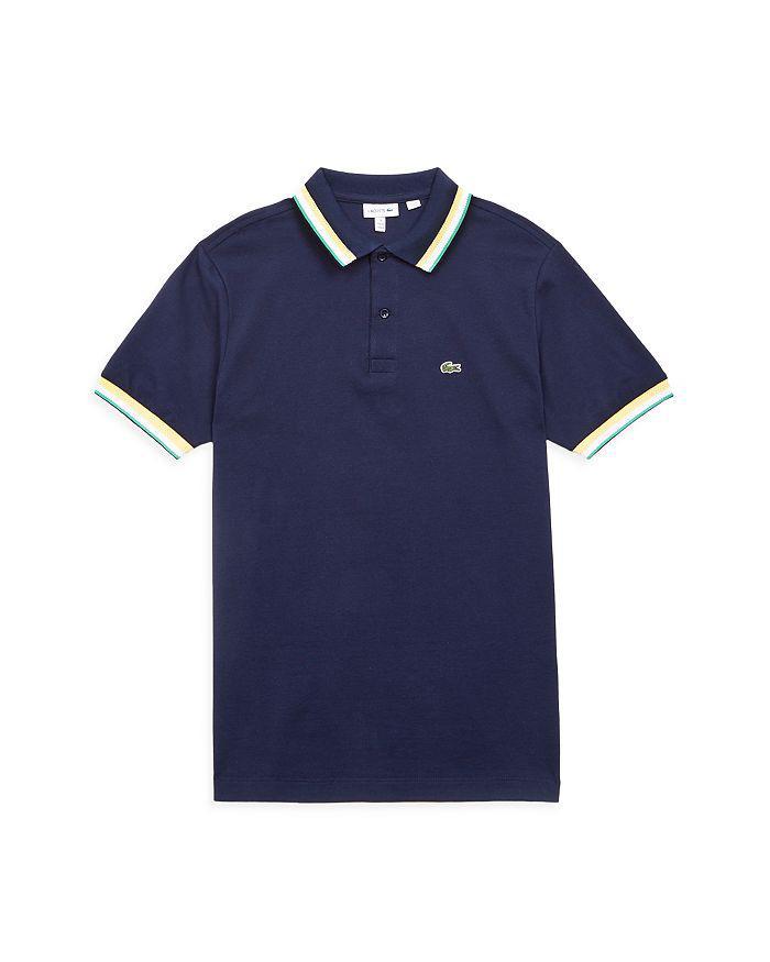 商品Lacoste|Boys' Tipped Piqué Polo Shirt - Little Kid, Big Kid,价格¥331,第3张图片详细描述