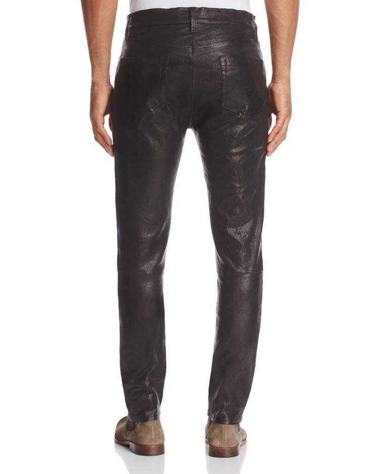 商品J Brand|Mick Skinny Fit Leather Pants in Washed Black,价格¥5600,第3张图片详细描述