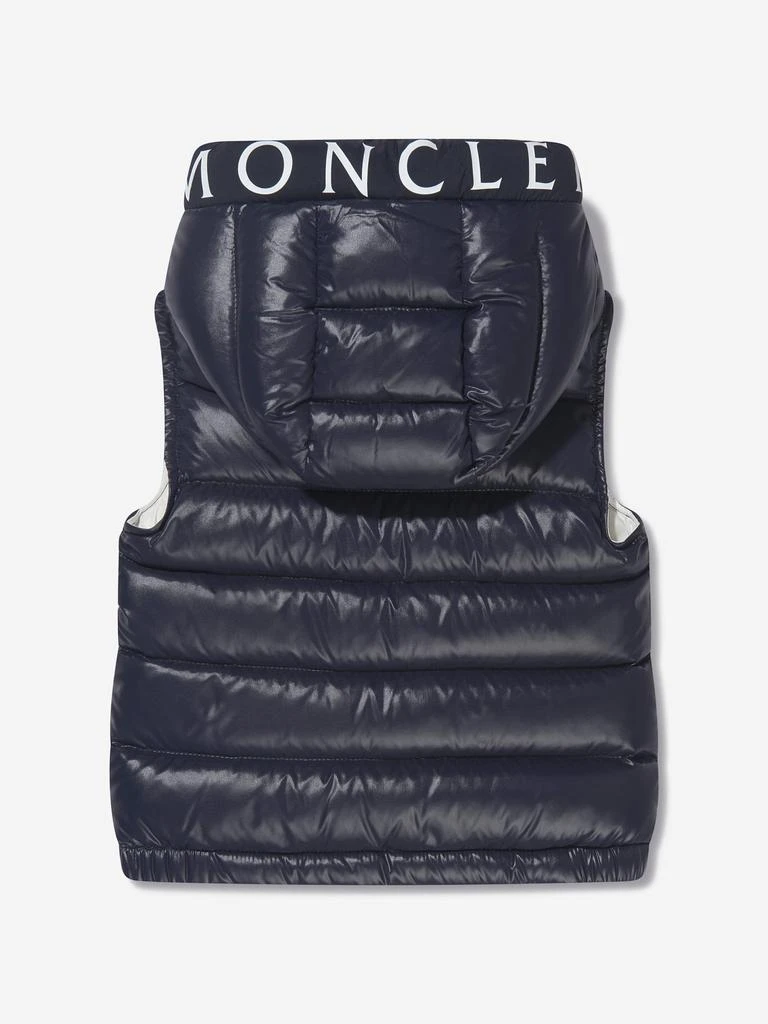 商品Moncler|Moncler Enfant Kids Down Padded Montreuil Gilet in Navy,价格¥2211,第2张图片详细描述