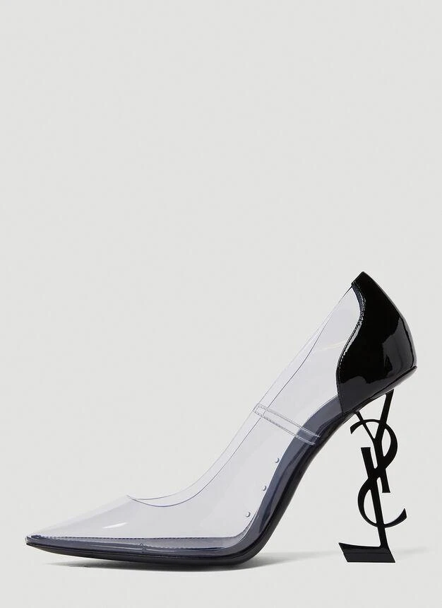 商品Yves Saint Laurent|Opyum Logo High Heels in Black,价格¥12120,第3张图片详细描述