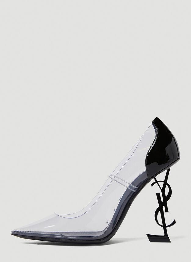 商品Yves Saint Laurent|Opyum Logo High Heels in Black,价格¥10170,第5张图片详细描述