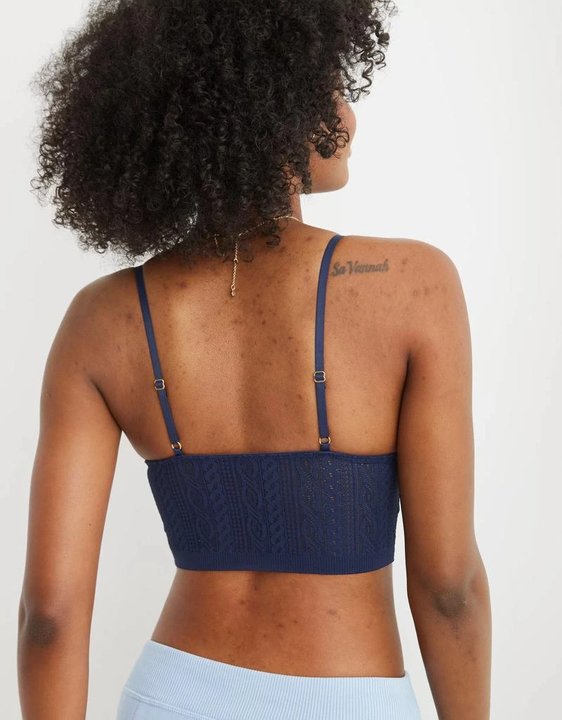 商品Aerie|Aerie Cable Lace Longline Bralette,价格¥151,第2张图片详细描述