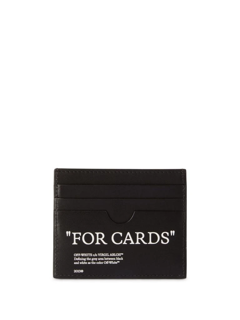 商品Off-White|QUOTE BOOKISH CARD CASE,价格¥1534,第2张图片详细描述