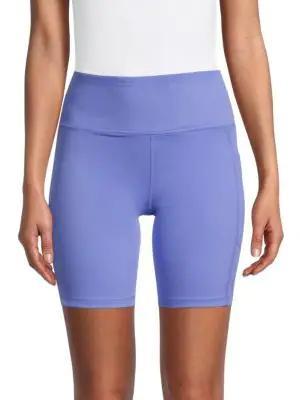商品Calvin Klein|High-Waist Bike Shorts,价格¥111,第1张图片