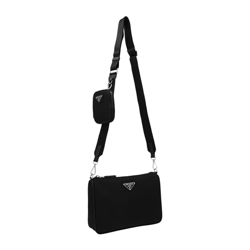 PRADA 黑色男士单肩包 2VH113-2DMH-F0002 商品