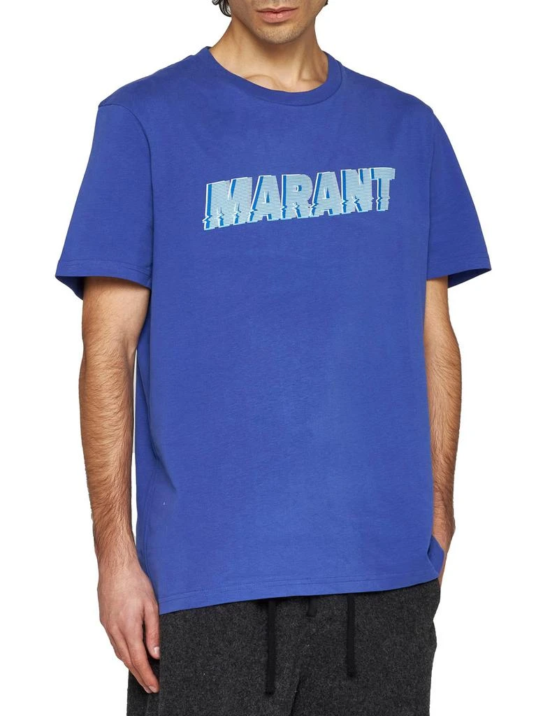 商品Isabel Marant|Isabel Marant Logo Printed Crewneck T-Shirt,价格¥492,第2张图片详细描述