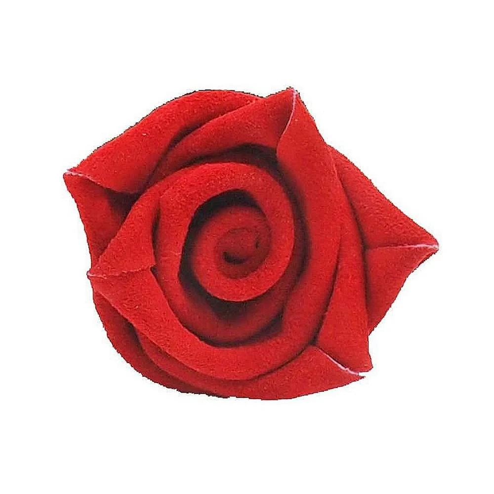 商品JustPaperRoses|3rd Wedding Anniversary 10" Teddy Bear Holding a Leather Rose,价格¥428,第2张图片详细描述