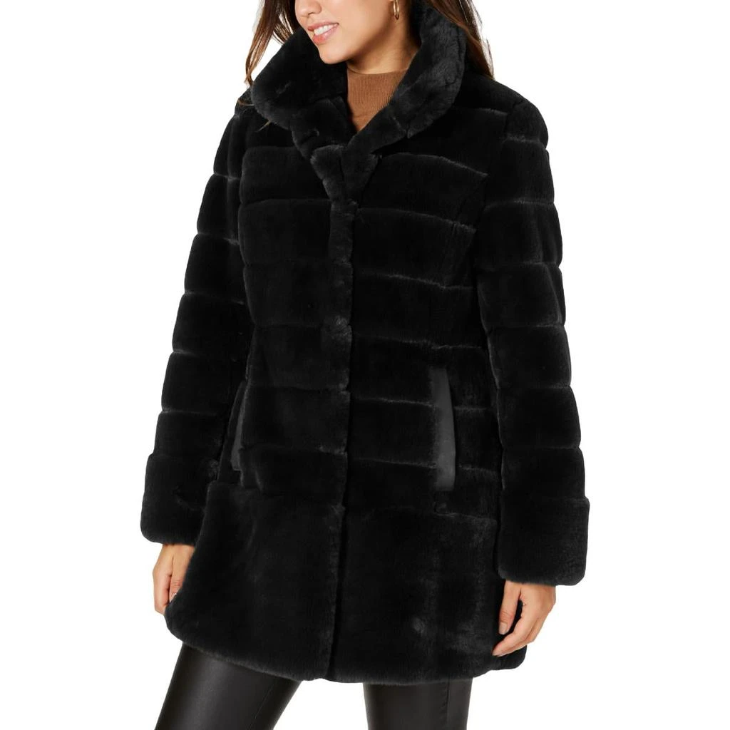 商品JONES NEW YORK|Jones New York Womens Winter Midi Faux Fur Coat,价格¥501,第1张图片