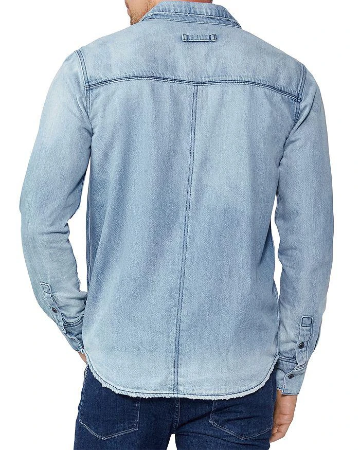 商品Paige|Raymond Cotton Blend Denim Regular Fit Button Down Shirt,价格¥710,第3张图片详细描述