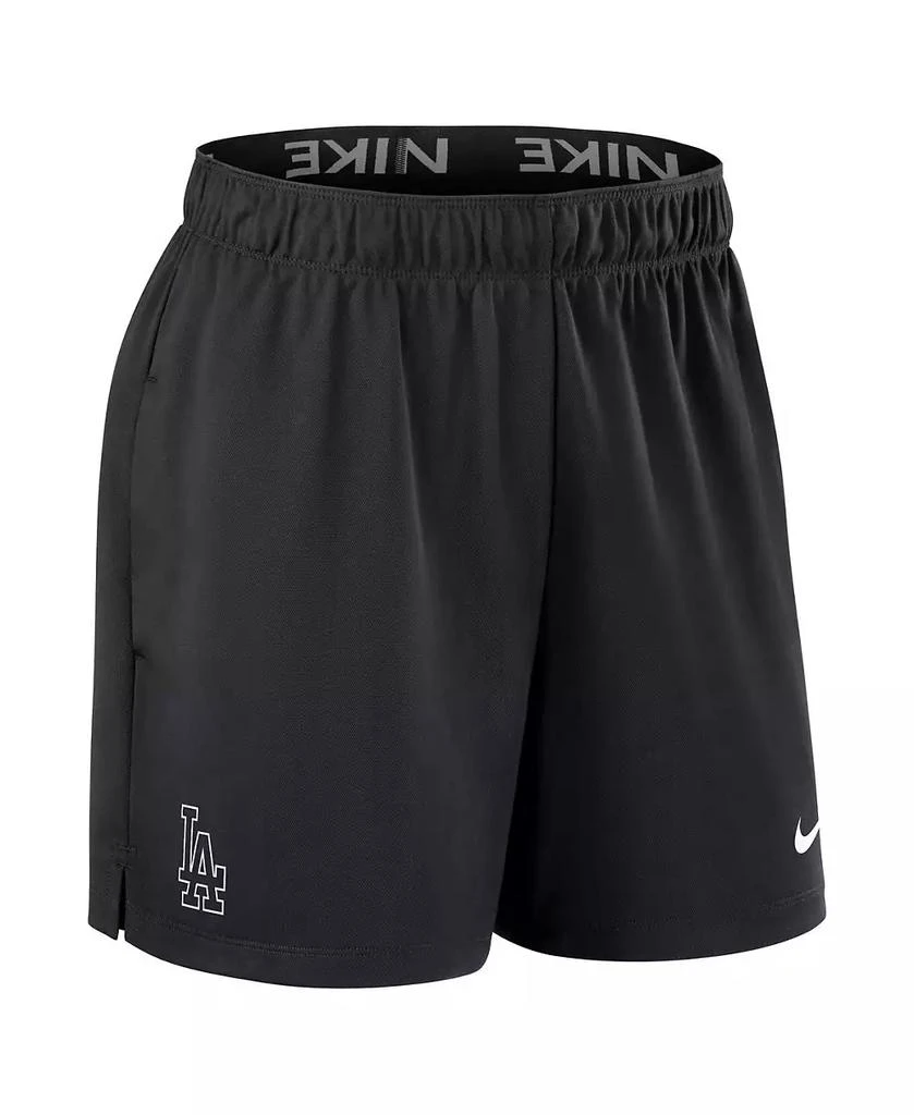 商品NIKE|Women's Black Los Angeles Dodgers Authentic Collection Knit Shorts,价格¥342,第3张图片详细描述