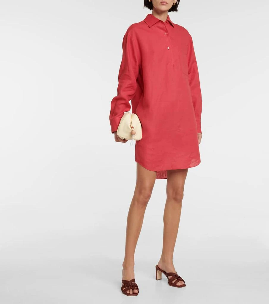 商品Loro Piana|André亚麻衬衫式连衣裙,价格¥16883,第2张图片详细描述