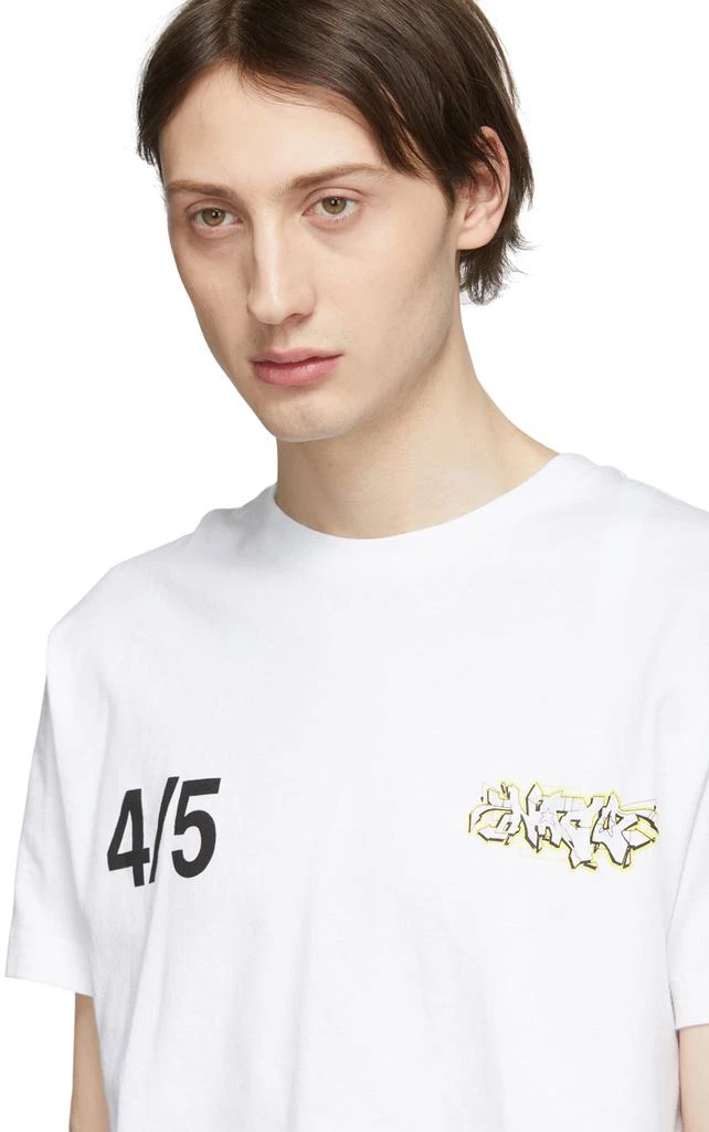 商品Off-White|White Bus Skinny T-Shirt,价格¥875,第4张图片详细描述