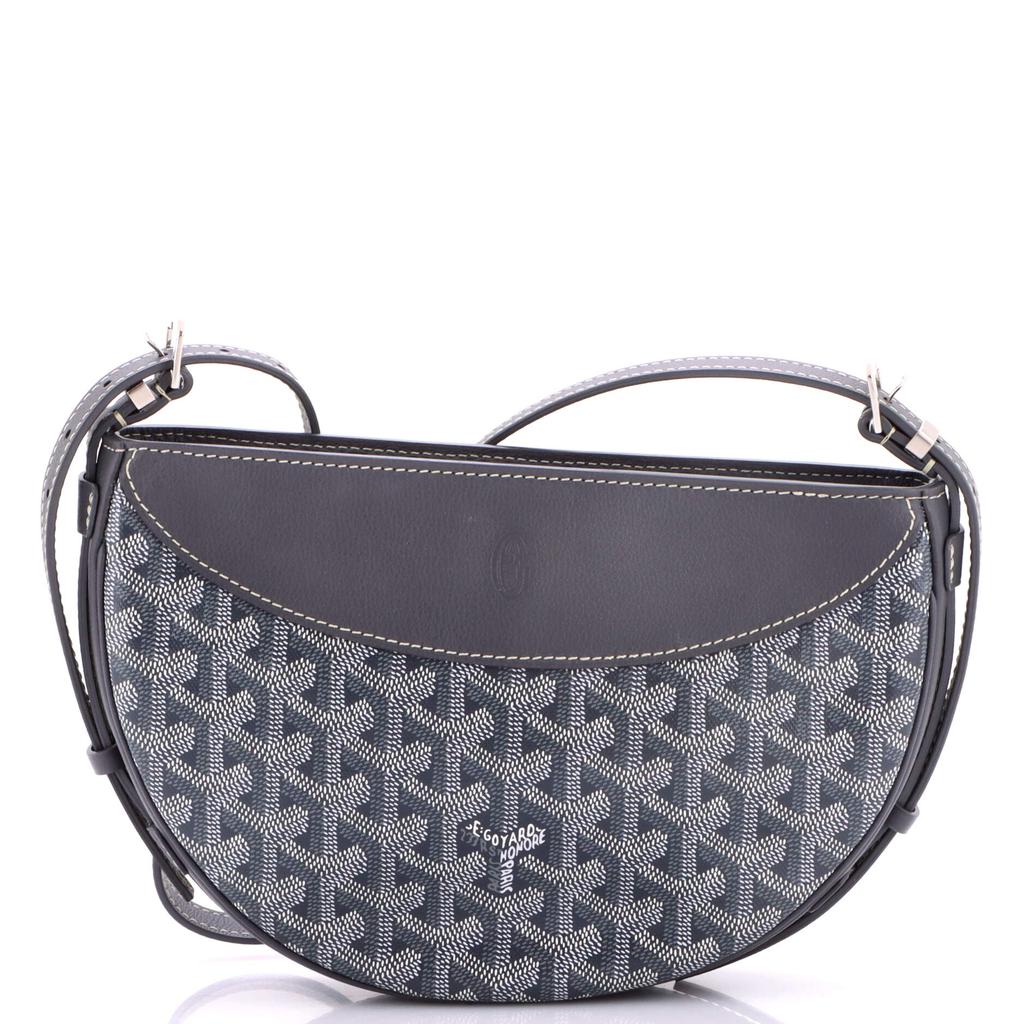 Hirondelle Shoulder Bag Coated Canvas and Leather image 2