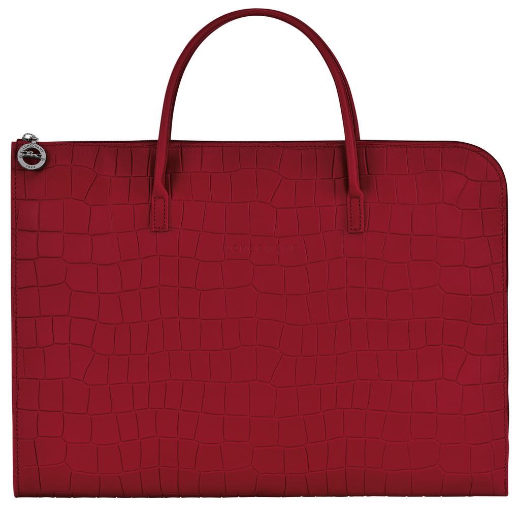 商品Longchamp|Briefcase S Croco Block Black (L2115945001),价格¥2075,第3张图片详细描述