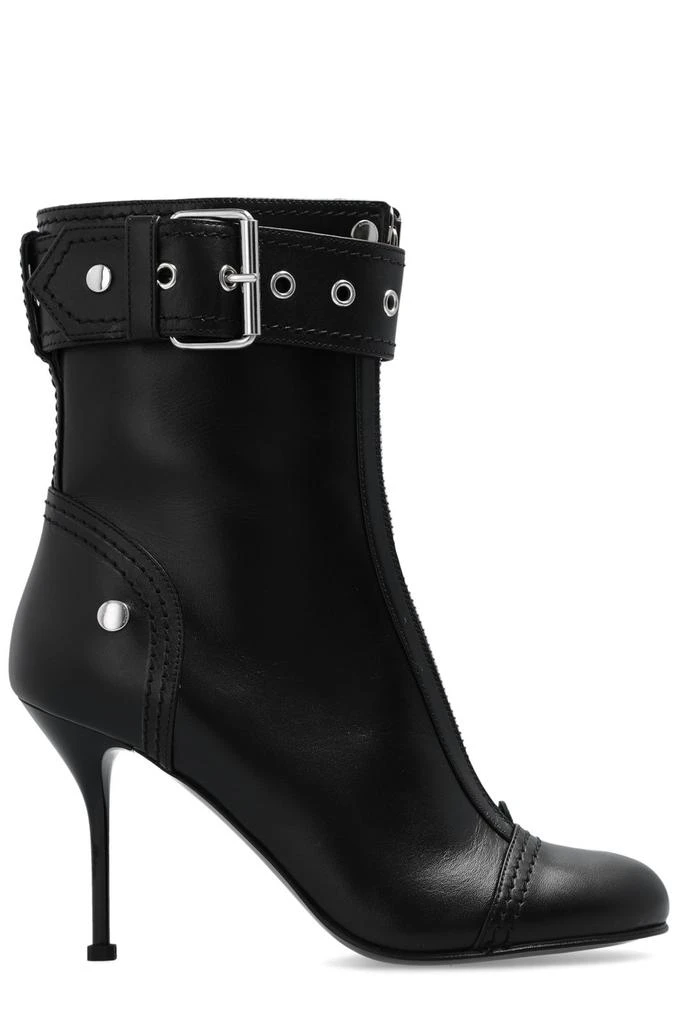 商品Alexander McQueen|Alexander McQueen Heeled Ankle Boots,价格¥7092,第1张图片