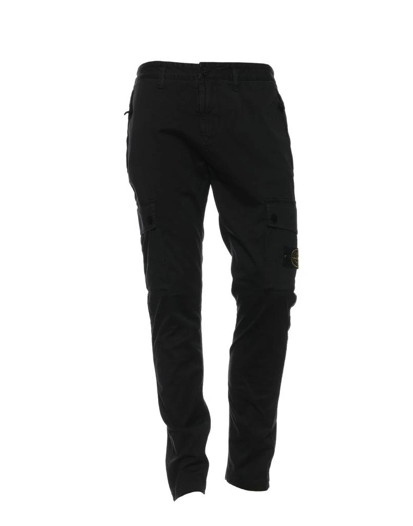 商品Stone Island|STONE ISLAND BLACK TROUSERS 7715303L1 V0129,价格¥2985,第1张图片