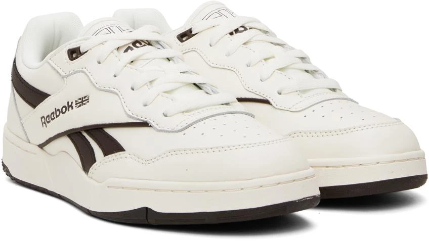 商品Reebok|Off-White & Brown Bb 4000 Ii Basketball Sneakers,价格¥788,第4张图片详细描述