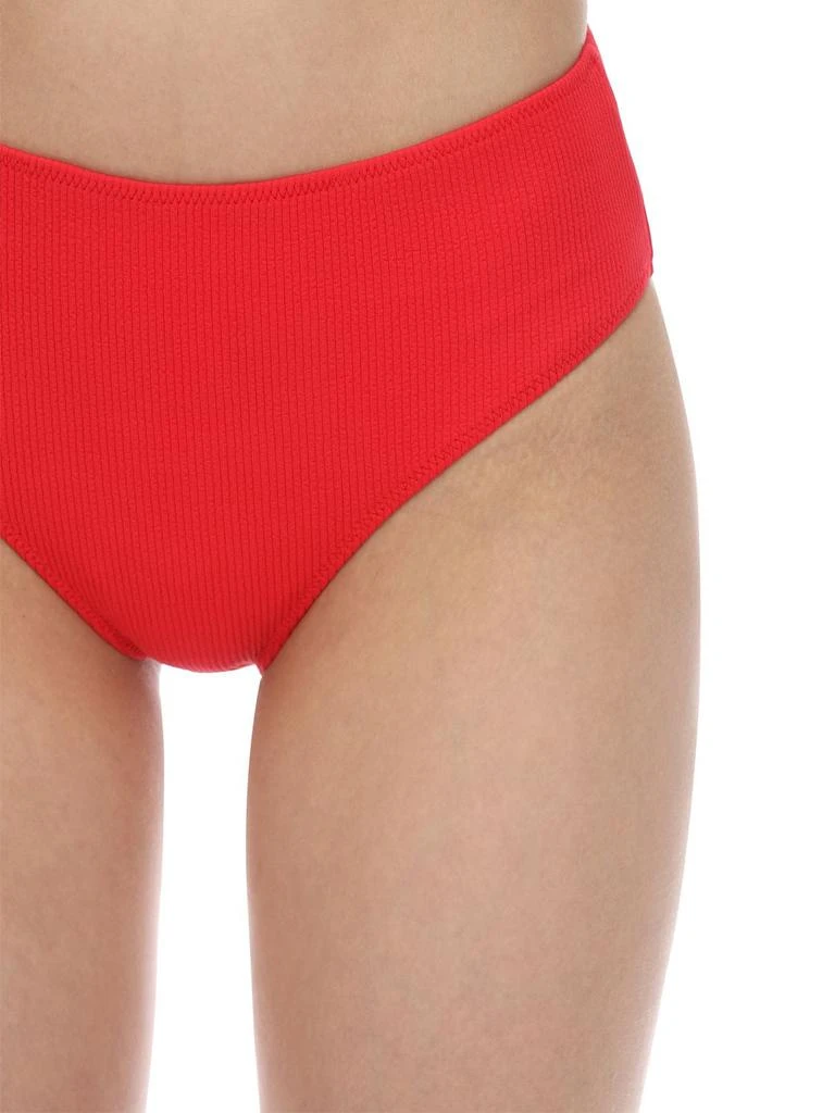 商品Ganni|High Waist Textured Bikini Bottoms,价格¥266,第1张图片详细描述