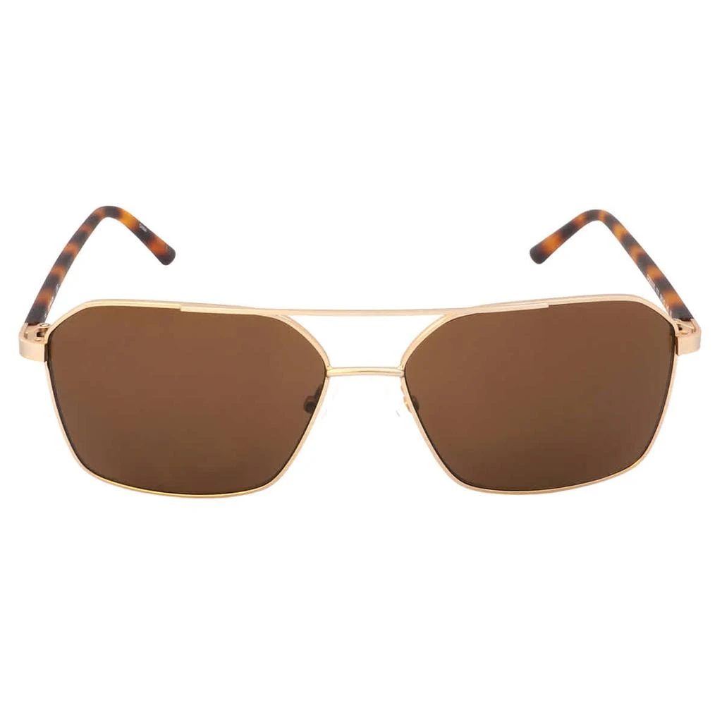 商品Calvin Klein|Calvin Klein Brown Navigator Mens Sunglasses CK20300S 717 58,价格¥210,第2张图片详细描述