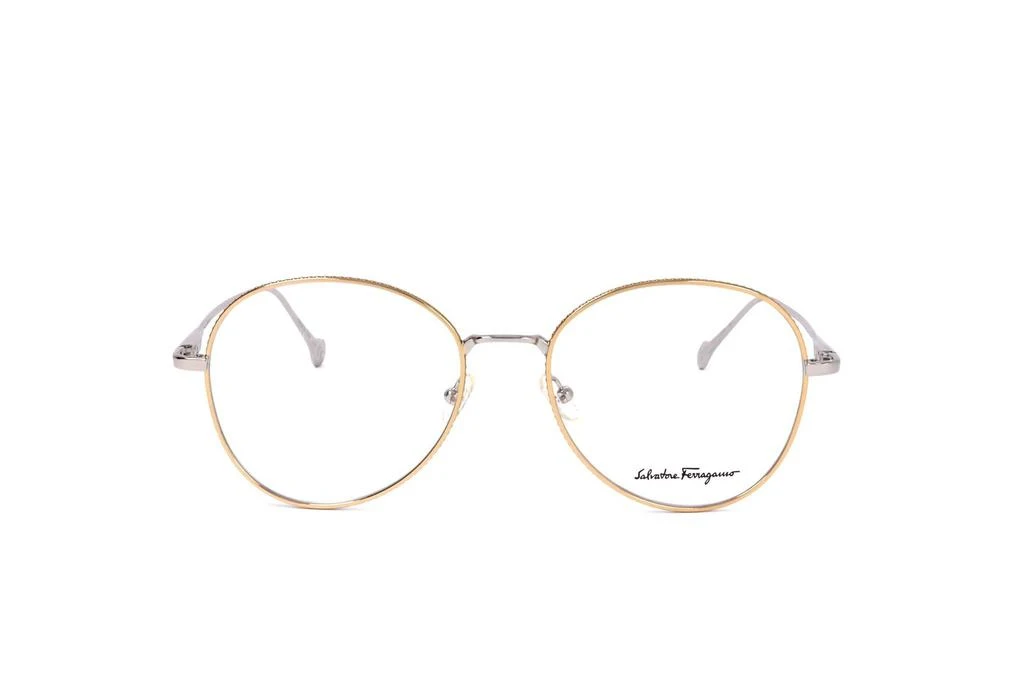 商品Salvatore Ferragamo|Salvatore Ferragamo Eyewear Oval Frame Glasses,价格¥1148,第1张图片