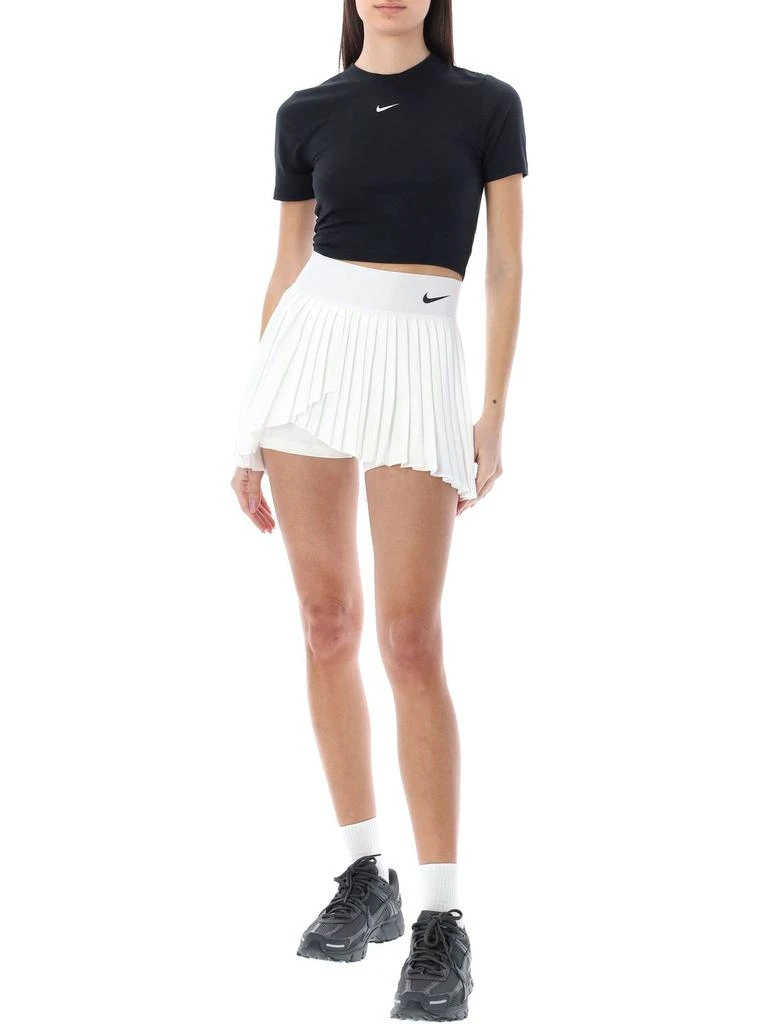 商品NIKE|Nike Logo Embroidered Pleated Tennis Skirt,价格¥434,第4张图片详细描述