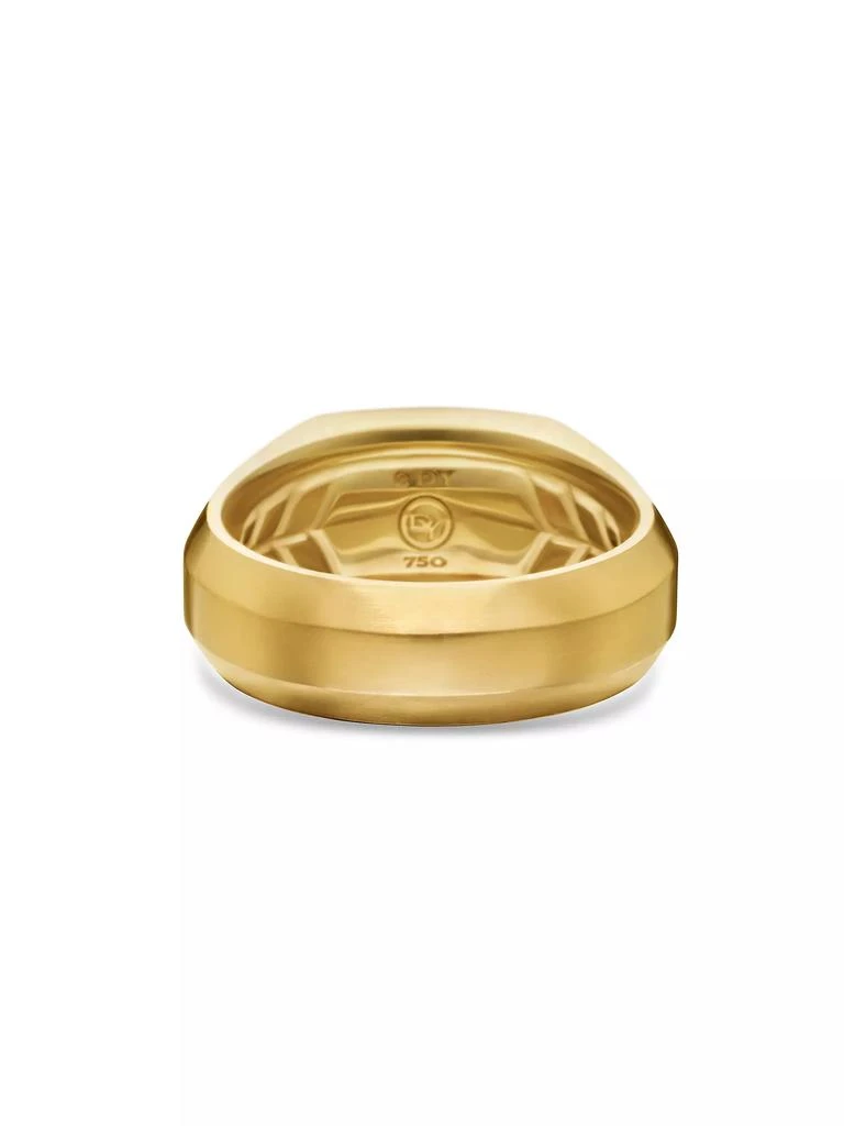 商品David Yurman|Streamline Cigar Band Ring in 18K Yellow Gold, 10.5MM,价格¥31467,第5张图片详细描述