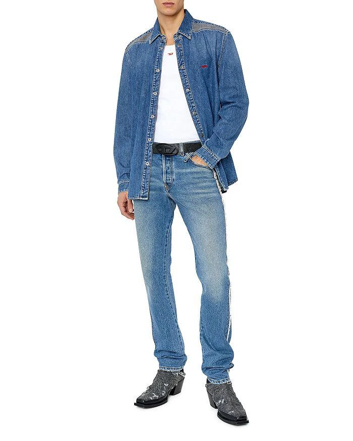 商品Diesel|Simply Denim Long Sleeve Button Front Shirt,价格¥1325,第2张图片详细描述