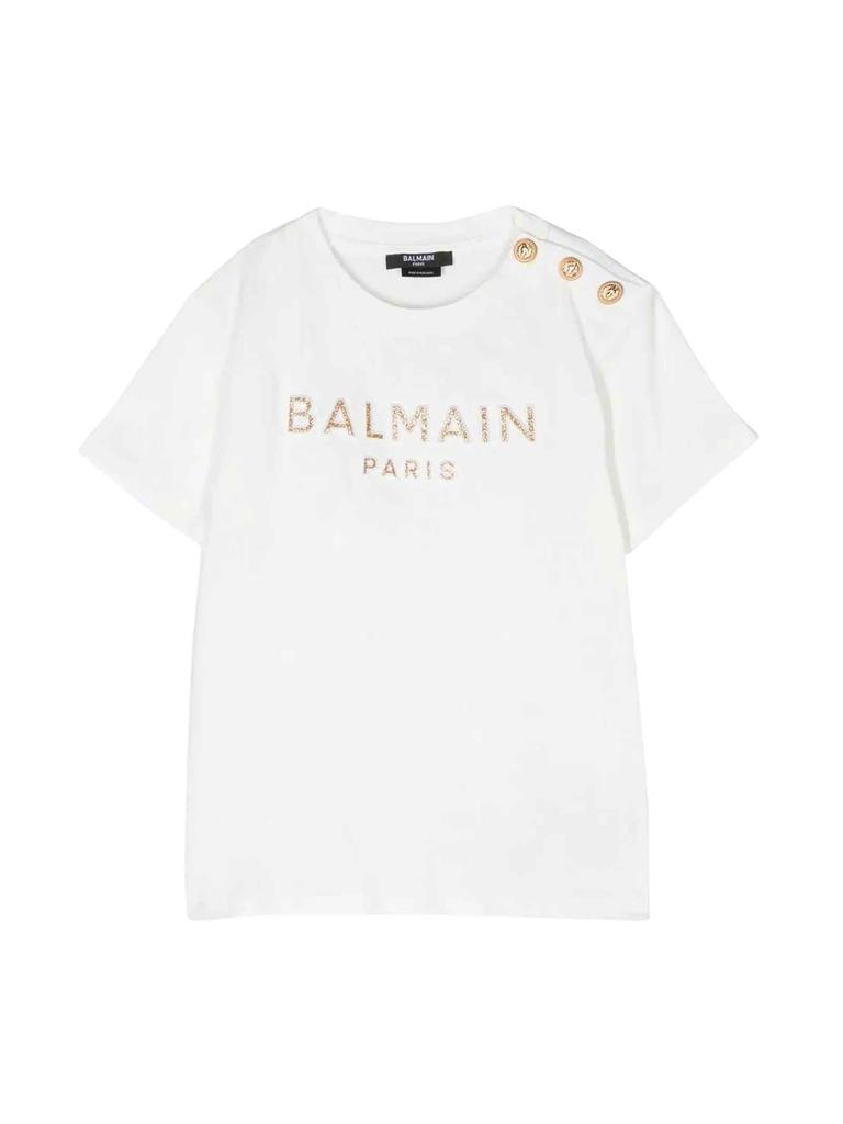 Balmain White T-shirt Girl商品第1张图片规格展示