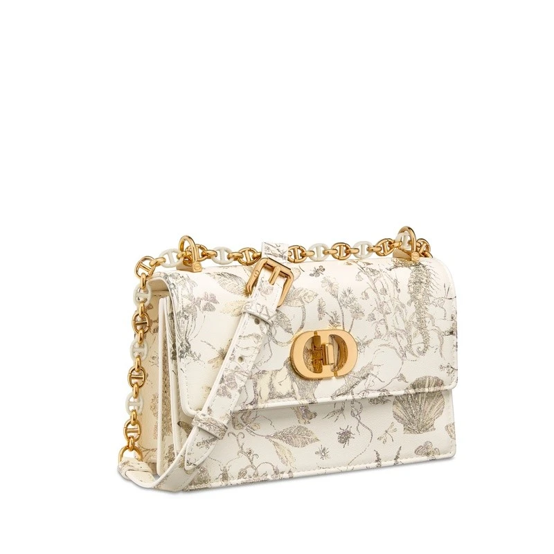 商品Dior|Dior 迪奥Caro系列女士金色牛皮单肩包,价格¥25234,第4张图片详细描述