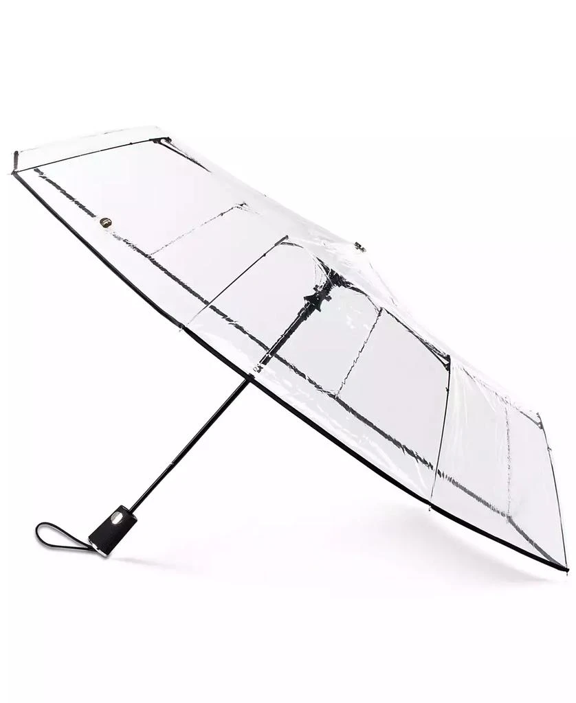 商品Totes|3-Section Auto-Open Clear Umbrella,价格¥182,第1张图片
