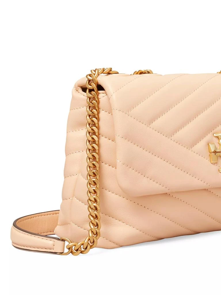 商品Tory Burch|Mini Kira Chevron-Quilted Top Handle Leather Wallet,价格¥2798,第4张图片详细描述