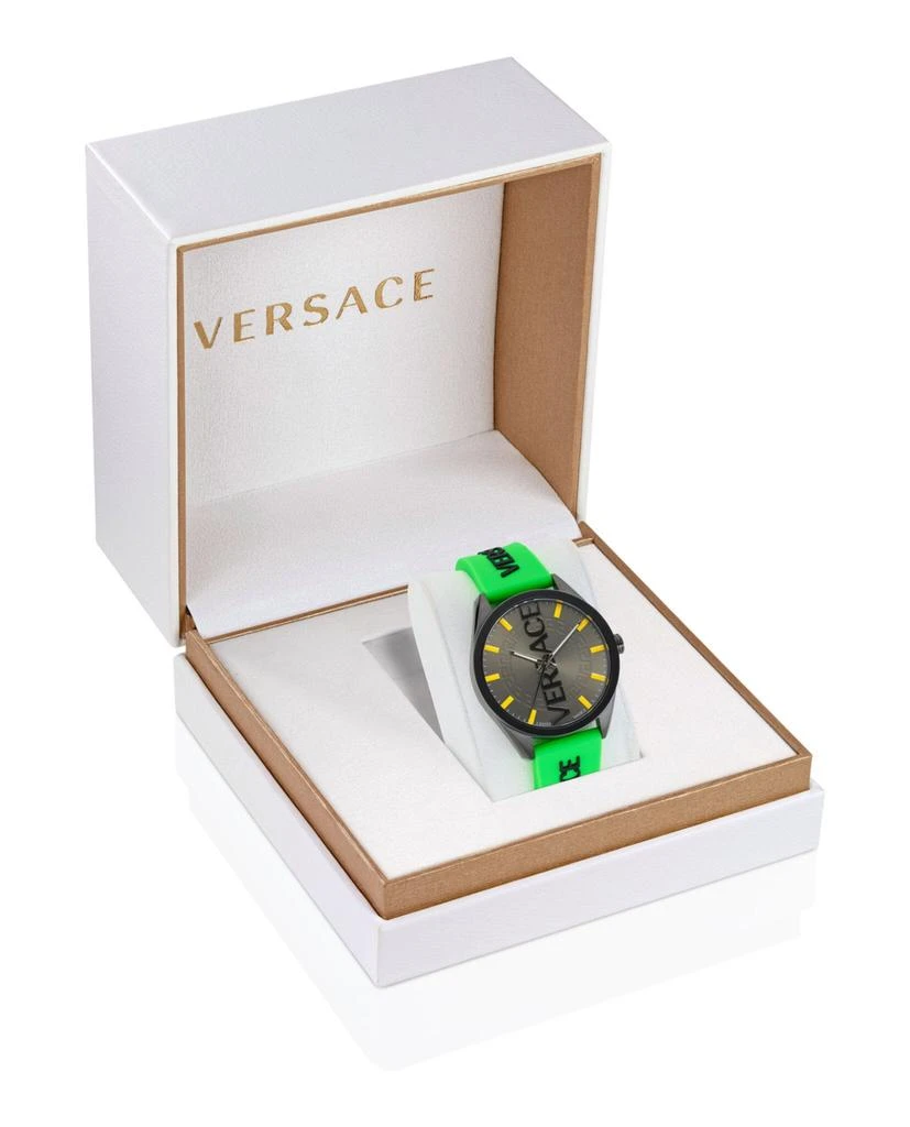 商品Versace|V-Vertical Silicone Watch,价格¥4742,第4张图片详细描述