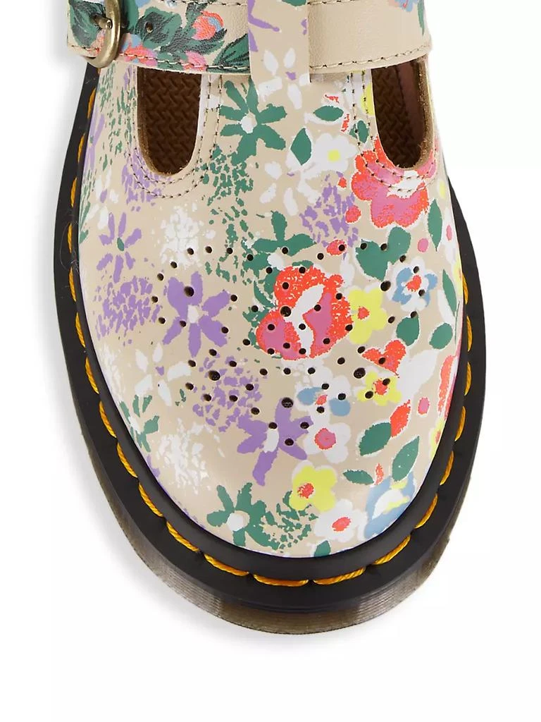 商品Dr. Martens|8065 Floral Mash Up Leather Mary Jane Shoes,价格¥1033,第4张图片详细描述