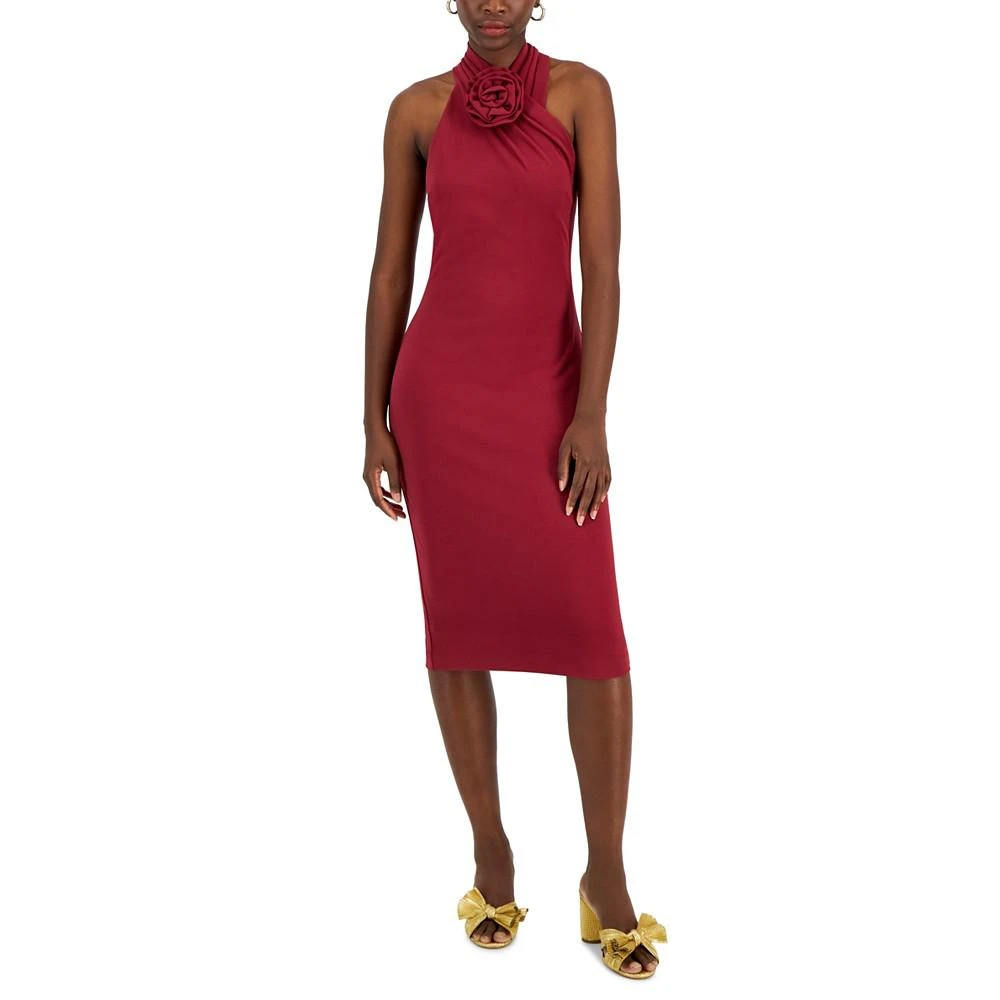 商品RACHEL Rachel Roy|Women's Harland Rosette Sleeveless Dress,价格¥354,第1张图片