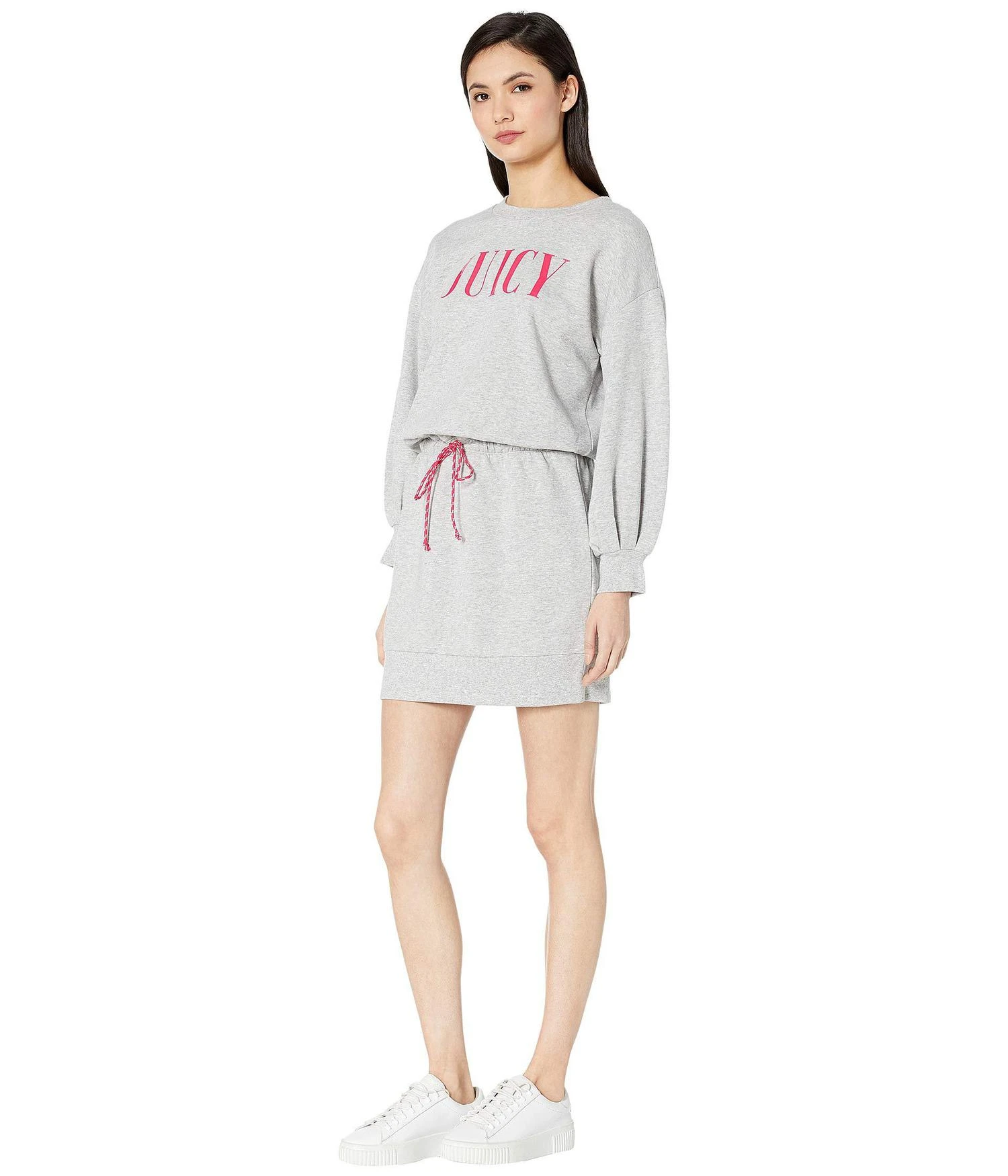 商品Juicy Couture|Silicone Juicy Logo Fleece Track Dress,价格¥387,第2张图片详细描述