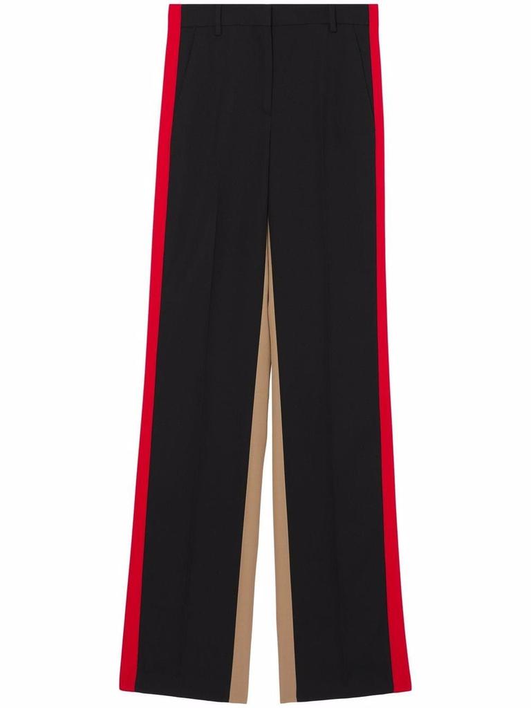 Burberry Contrast Panel Tailored Pants商品第1张图片规格展示